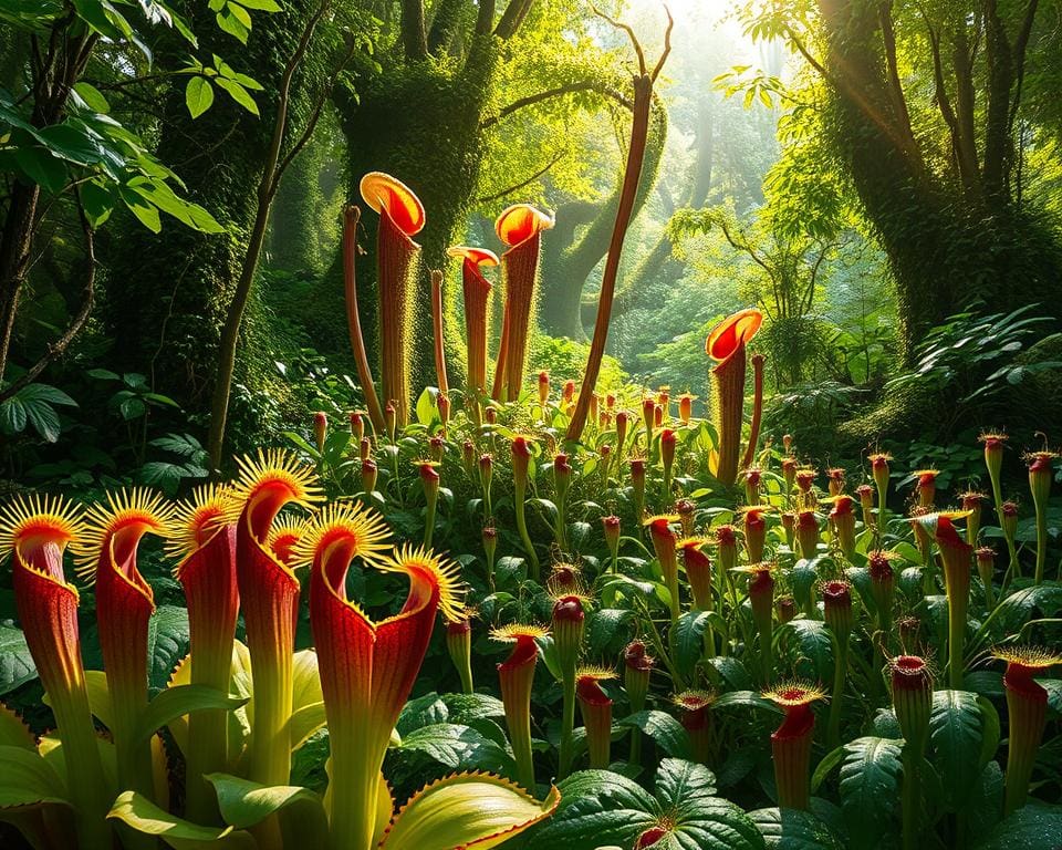 Wat eet een vleesetende plant?