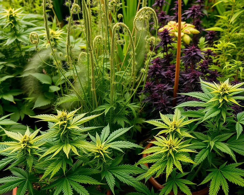 Welke plant ruikt naar wiet?