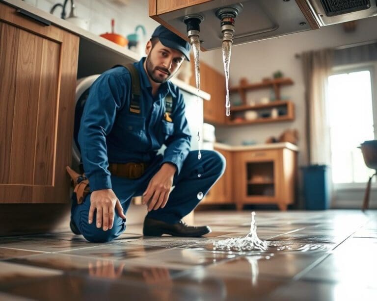 Hoe ondersteunt een loodgieter bij plotselinge lekkages?