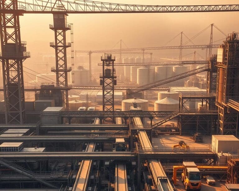 Logistieke optimalisatie in zware industrie