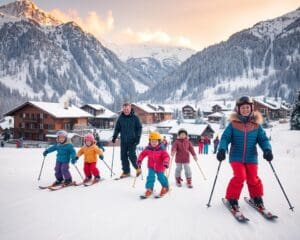 Wat zijn de beste plekken om te skiën met kinderen?