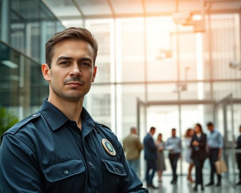 Hoe werkt een beveiliger aan veiligheid?