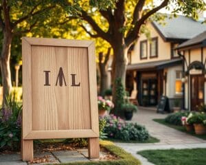 Waarom kiezen voor een houten reclamebord voor bedrijven?