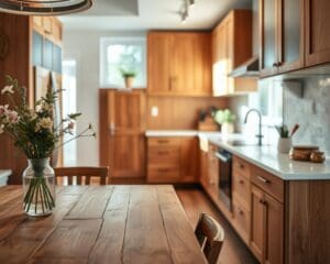 Waarom voelt een keuken met houtaccenten zo warm?