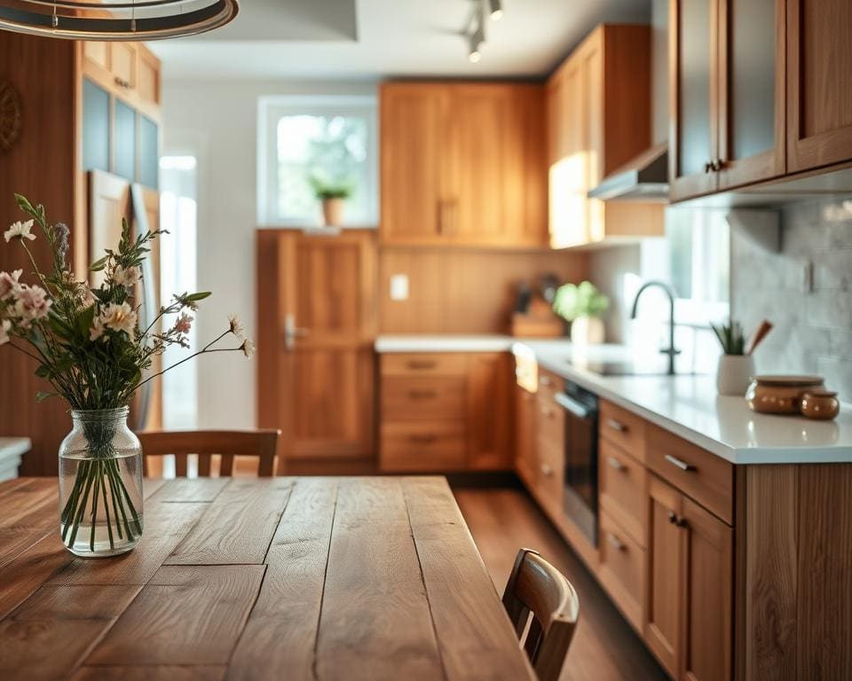 Waarom voelt een keuken met houtaccenten zo warm?