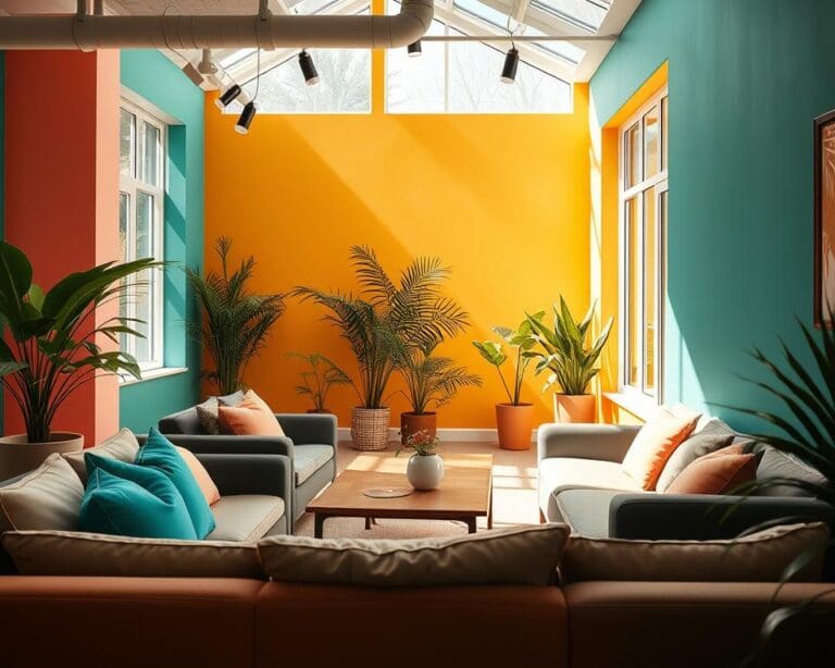 Waarom werkt een gekleurde muur als frisse twist?