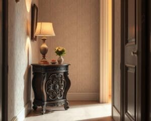 Wat maakt een sidetable ideaal in smalle hallen?