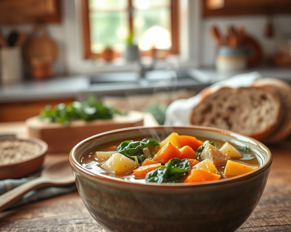 Wat maakt een soep voedzaam en vullend?