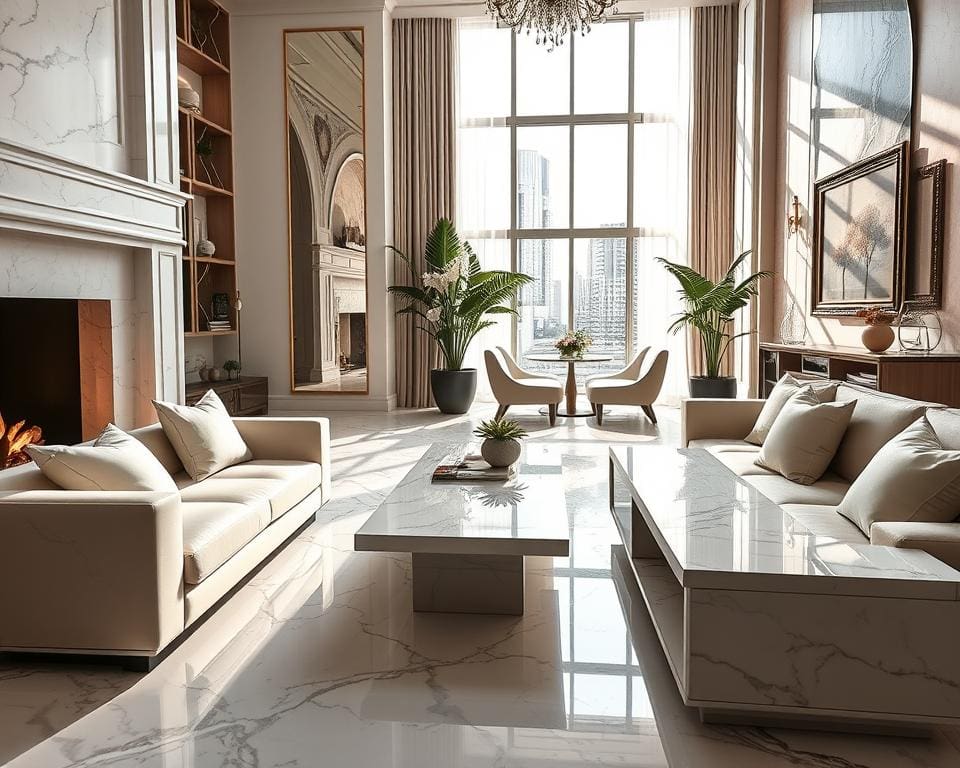 Wat maakt marmerdetails elegant in elke kamer?