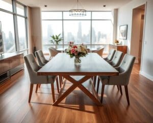 Welke eettafel past in een appartement?