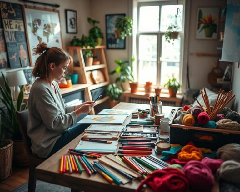 Waarom knutselen stress vermindert?