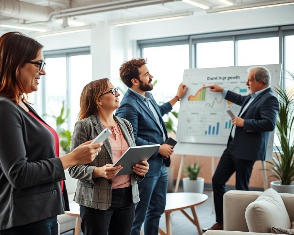 Welke diensten helpen bij groei van teams?