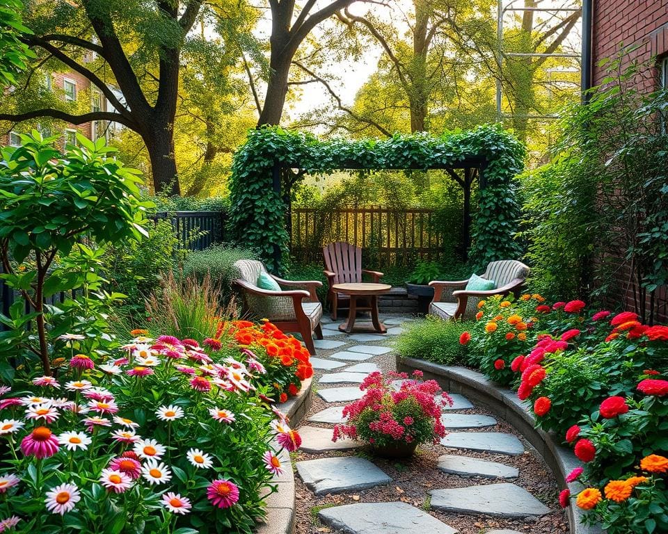 Hoe maak je van een kleine stadstuin een groene oase?