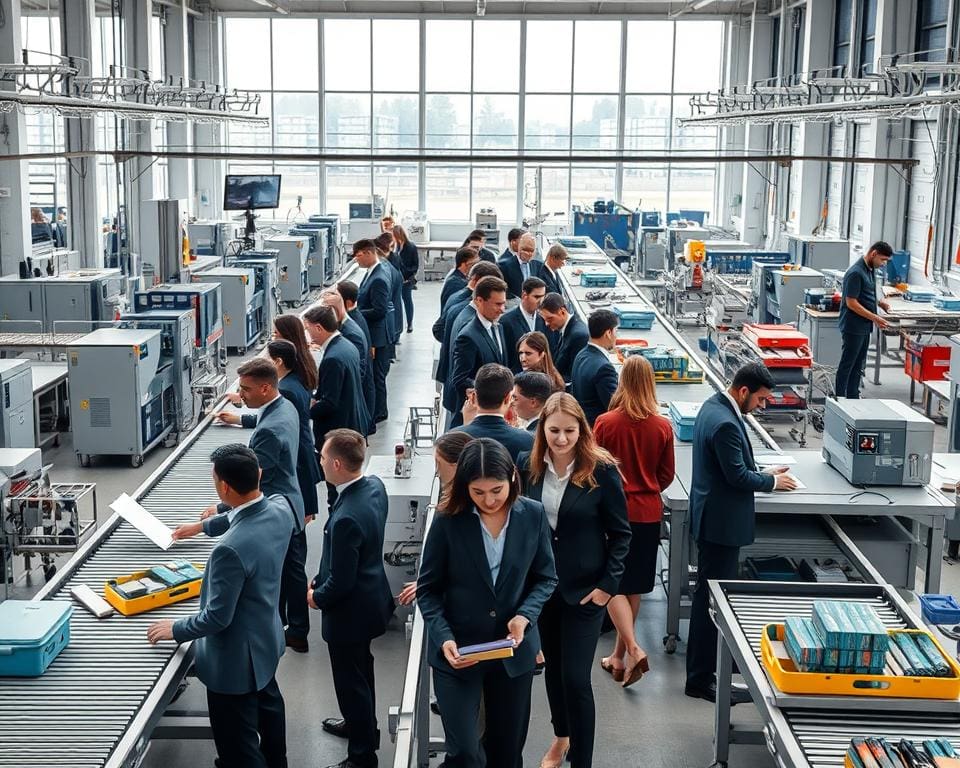 Hoe richt je een efficiënte productielijn in?