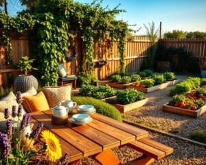 Hoe richt je een tuin sfeervol en praktisch in?
