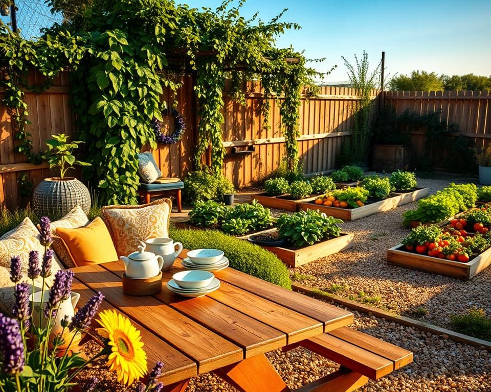 Hoe richt je een tuin sfeervol en praktisch in?