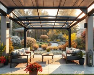 Wat maakt een overkapping geschikt voor elk seizoen?