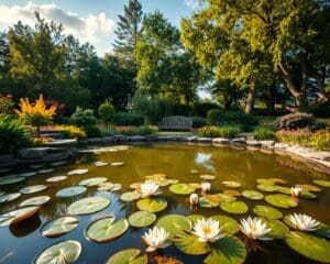 Wat maakt een vijver een blikvanger in de tuin?