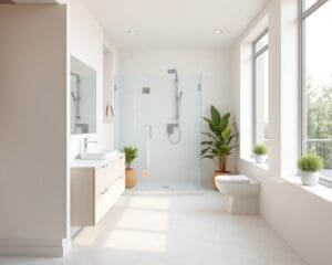 Hoe maak je een kleine badkamer ruimer ogend?