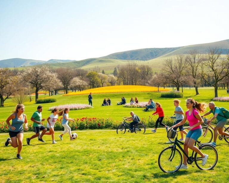 buiten sporten voorjaar