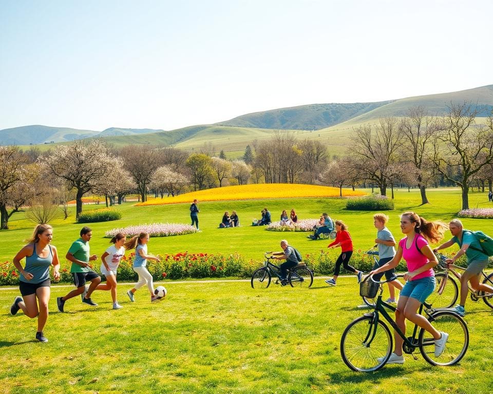 buiten sporten voorjaar