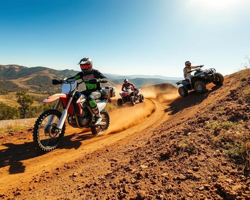 crossmotoren en quads