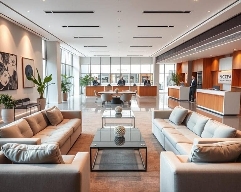 bank modern interieur