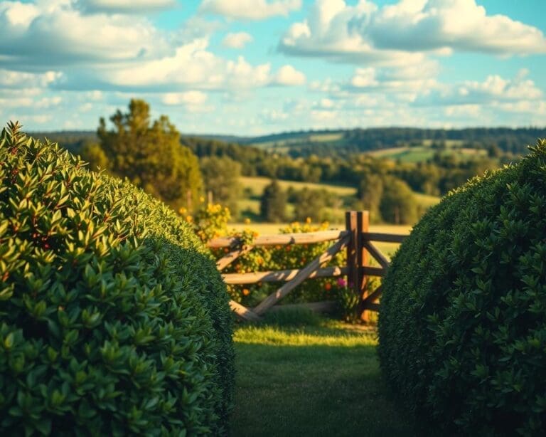 heg landelijke tuin