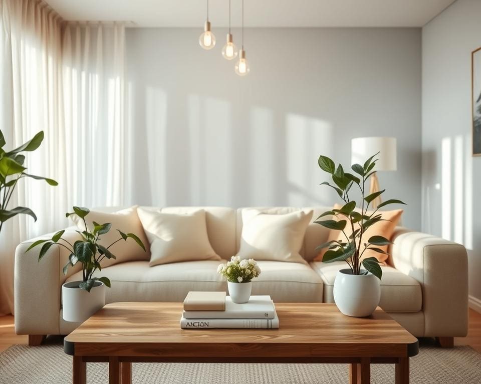 rustgevende woonkamer kleuren