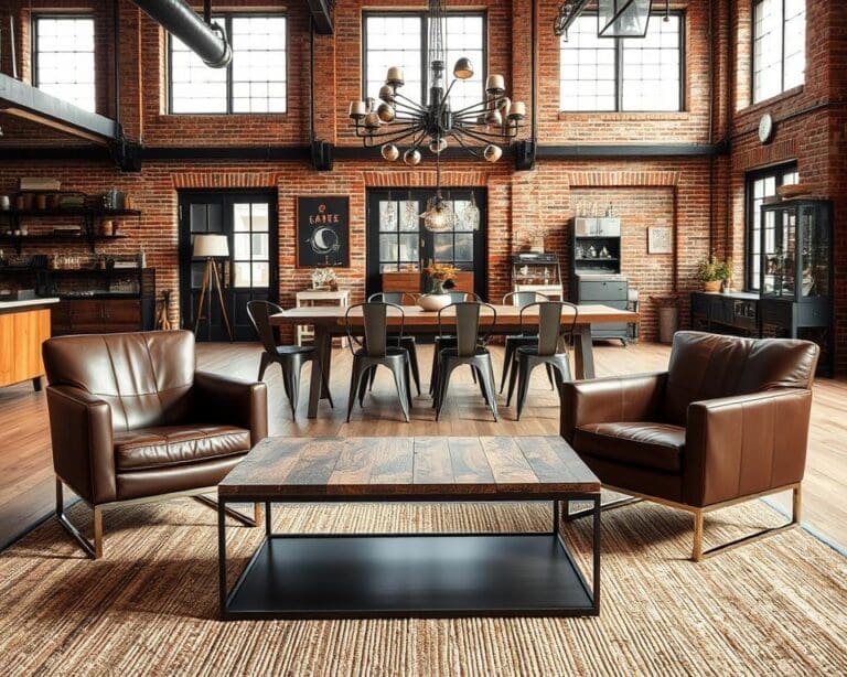 industrieel interieur meubels