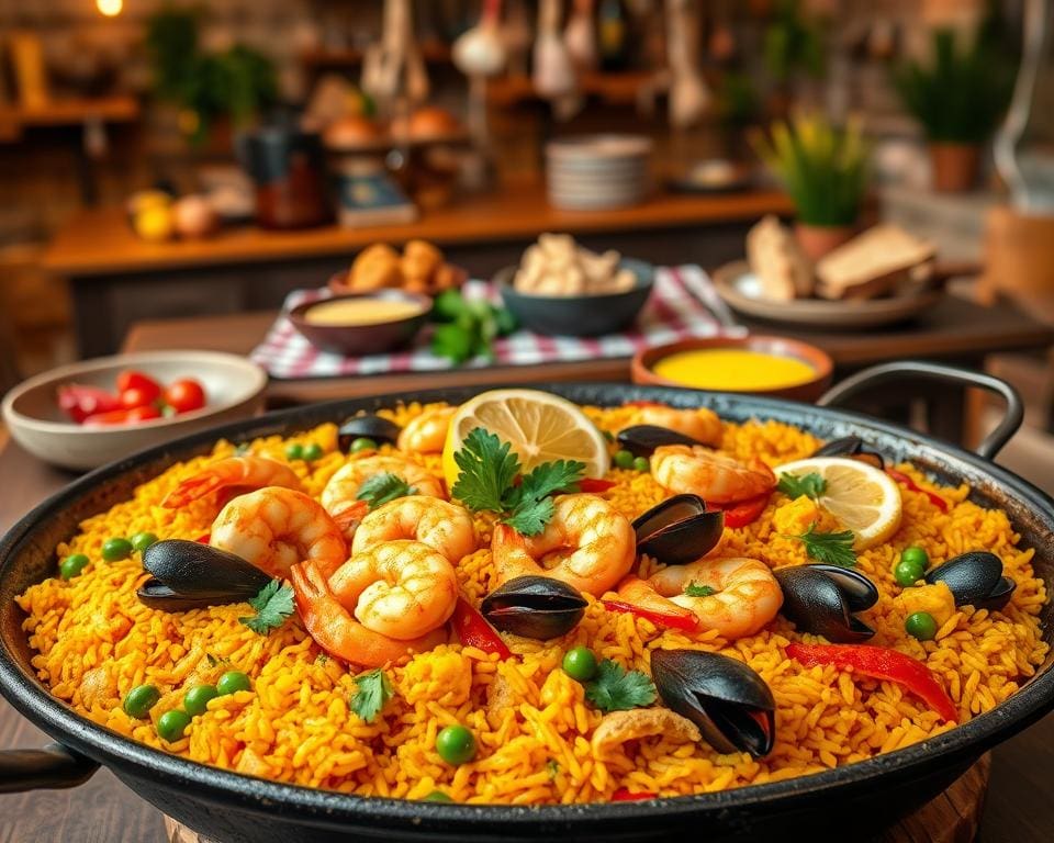 Spaanse paella
