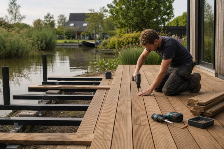 Een houten vlonder aanleggen: waar let je op?